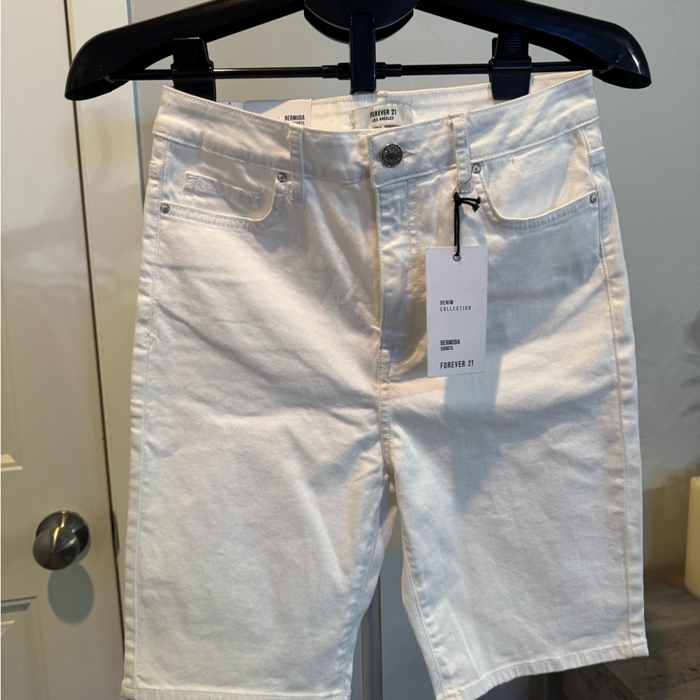 Women’s White Shorts